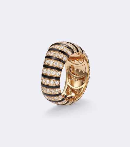 Bague Sandra en or 18 ct, émail et diamants - Kamyen - Modalova