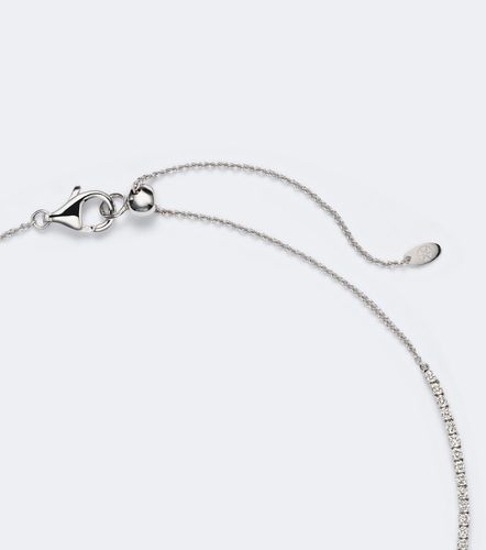 Choker Twin Heart en or blanc 18 ct et diamants - Kamyen - Modalova