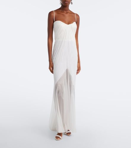 Robe longue de mariée Victoria en soie - Maria Lucia Hohan - Modalova