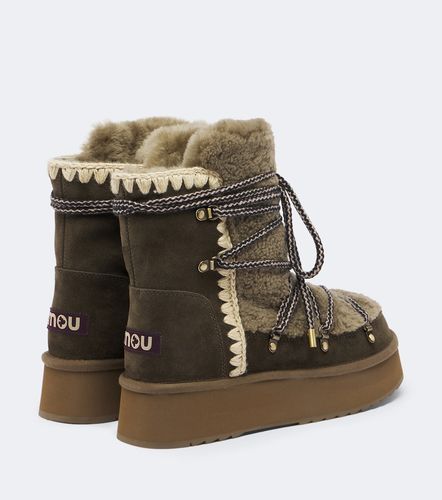 Mou Bottines en shearling et daim - Mou - Modalova