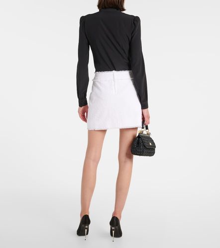 Mini-jupe en tweed de coton mélangé - Dolce&Gabbana - Modalova