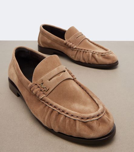 Mocassins Le Loafer en daim - Saint Laurent - Modalova