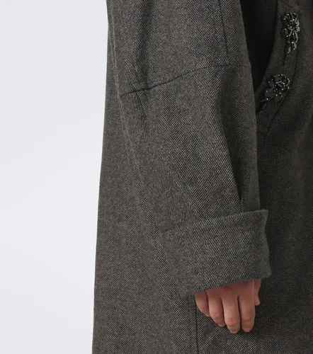 Manteau oversize en laine mélangée - Simone Rocha - Modalova