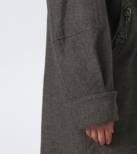 Manteau oversize en laine mélangée - Simone Rocha - Modalova