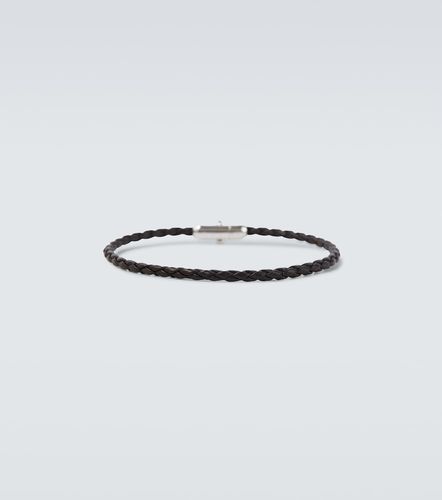 Bracelet en cuir et argent sterling - Bottega Veneta - Modalova