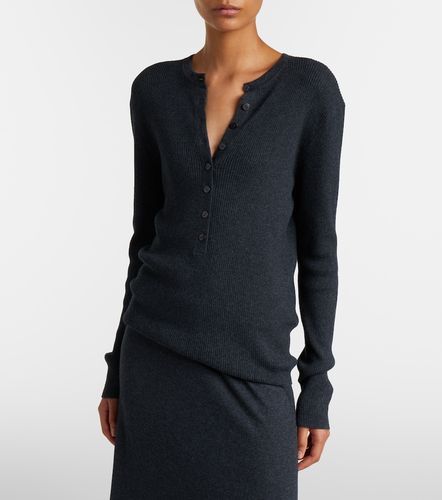 Top Henley Airi en coton et cachemire - Lisa Yang - Modalova