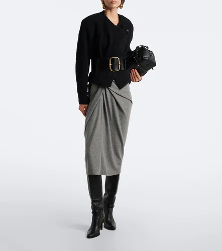 Jupe midi Jeldia en flanelle - Marant Etoile - Modalova