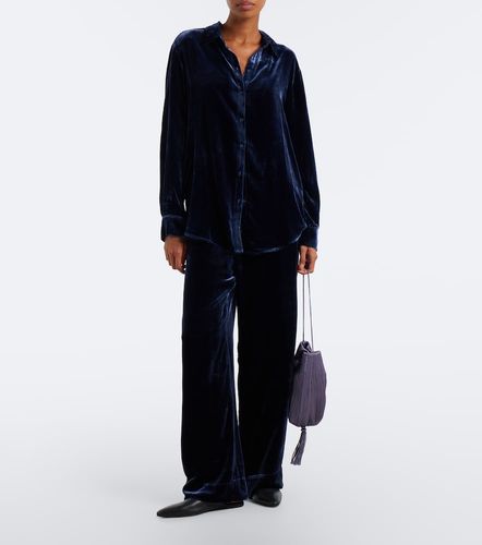 Pantalon ample London en velours - Asceno - Modalova