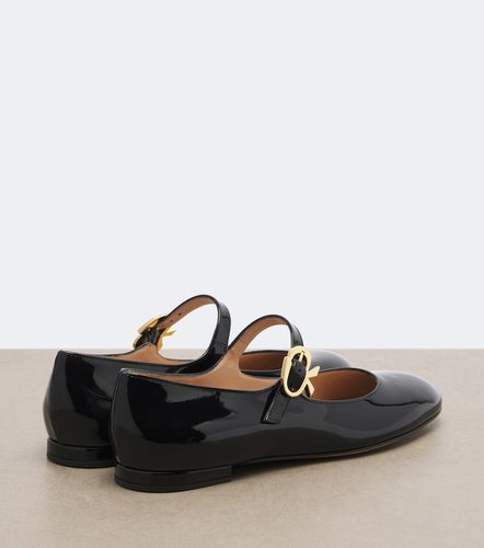 Ballerines Mary Jane Mary Ribbon en cuir verni - Gianvito Rossi - Modalova