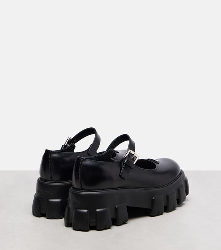 Ballerines Mary Jane Monolith en cuir - Prada - Modalova