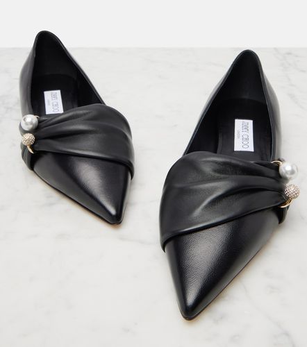 Ballerines Rafi en cuir à ornements - Jimmy Choo - Modalova