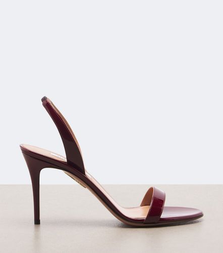 Sandales slingback So Nude en cuir verni - Aquazzura - Modalova