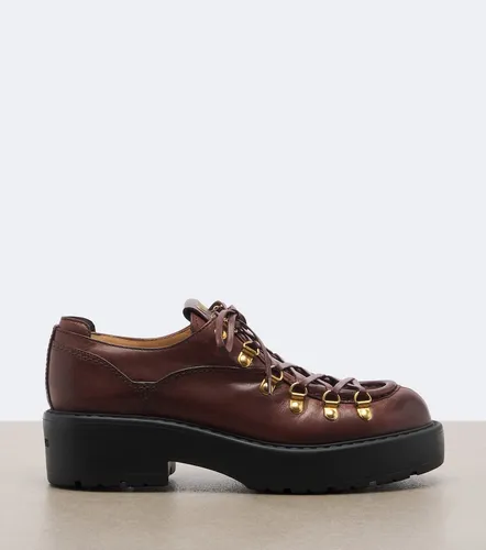 Miu Miu Mocassins en cuir - Miu Miu - Modalova