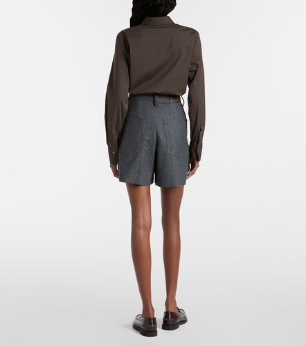 Short à taille haute en laine vierge - Brunello Cucinelli - Modalova