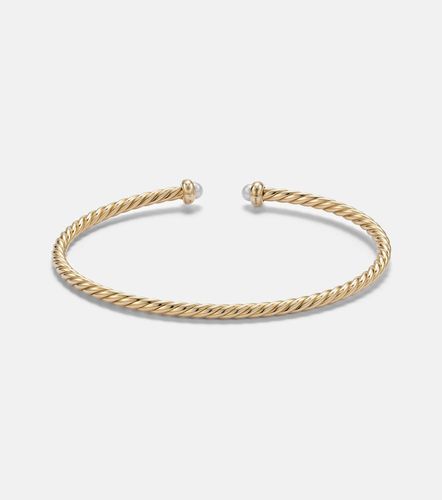 Bracelet Cablespira® Flex Micro en or 18 ct et perles - David Yurman - Modalova