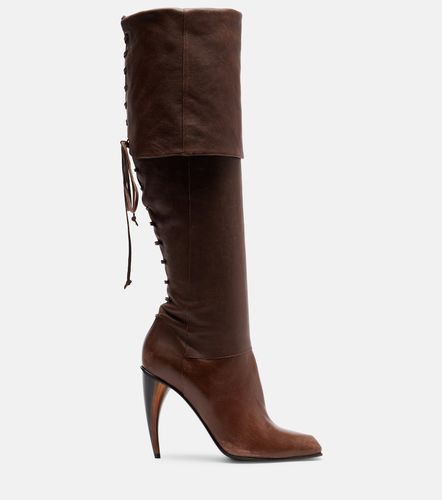 McQueen Bottes Horn en cuir - McQueen - Modalova