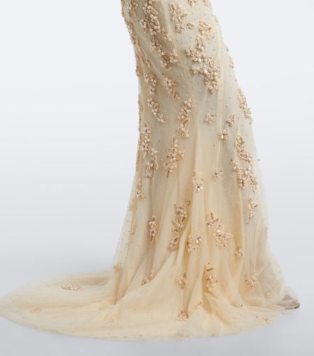 Robe longue bustier à ornements - Georges Hobeika - Modalova