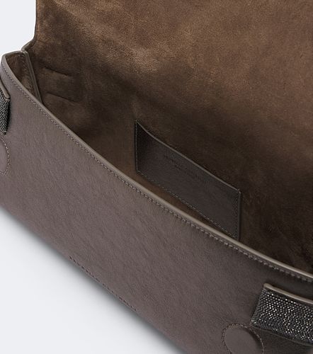 Sac à main Essence en cuir métallisé - Brunello Cucinelli - Modalova