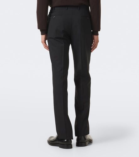 Pantalon droit en laine mélangée - Canali - Modalova