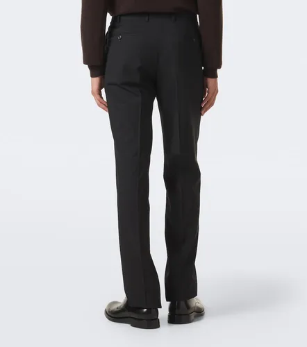 Pantalon droit en laine mélangée - Canali - Modalova