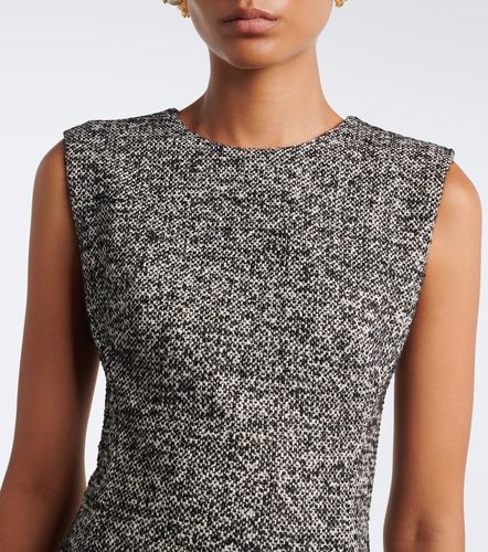 Robe midi en laine et soie mélangées - Dolce&Gabbana - Modalova