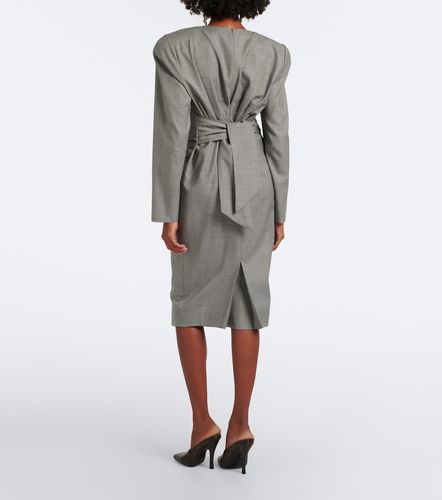 Robe en laine à détail noué - Magda Butrym - Modalova