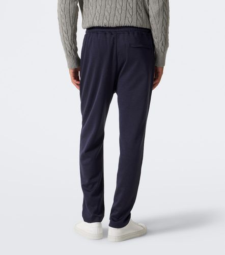 Pantalon de survêtement en soie et coton mélangés - Eleventy - Modalova