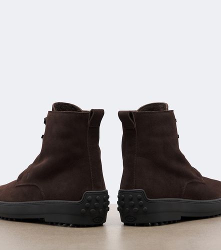 Tod's Bottines en daim et shearling - Tod's - Modalova
