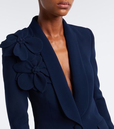 Blazer à appliqués floraux - Elie Saab - Modalova