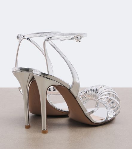 Sandales en cuir métallisé - Gianvito Rossi - Modalova
