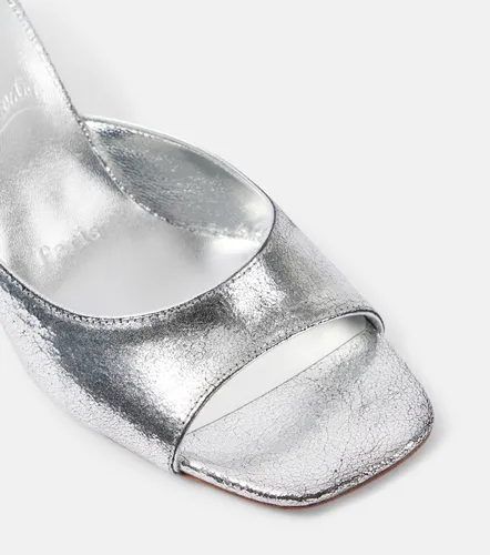 Mules Condora 55 en cuir métallisé - Christian Louboutin - Modalova