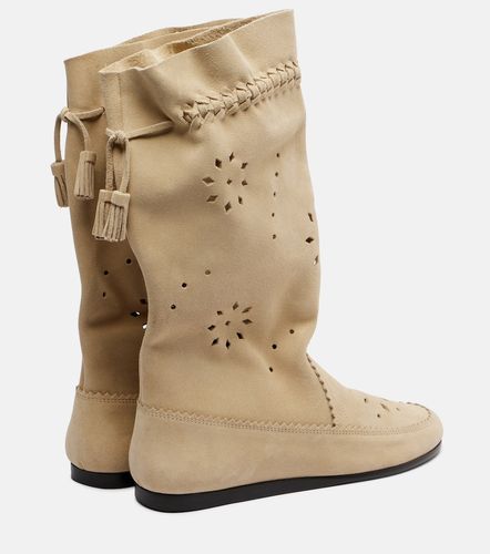 Bottes mi-mollet Welky en daim - Isabel Marant - Modalova