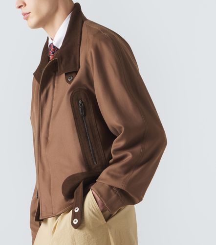 Veste bomber Archivio en soie - Giorgio Armani - Modalova