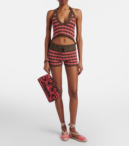 Short en coton à rayures - Valentino Garavani - Modalova