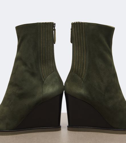 Bottines compensées Saint Honoré en daim - Aquazzura - Modalova