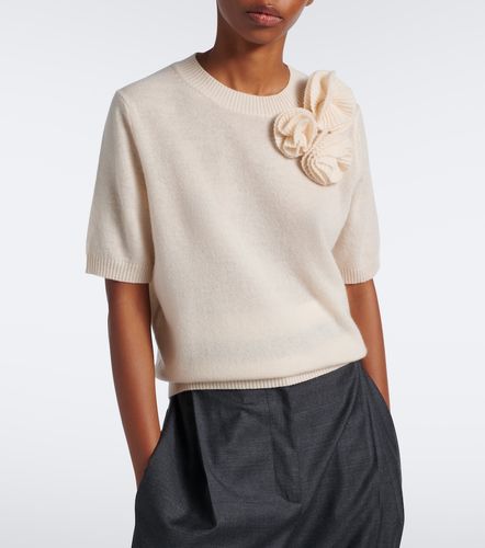 Pull en laine et cachemire à appliqués - Jardin des Orangers - Modalova