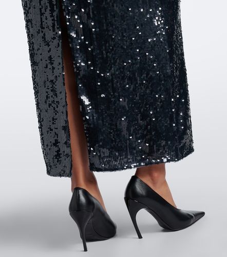 Jupe midi à sequins et appliqués - Erdem - Modalova