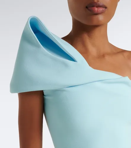 Robe longue Blanchette en crêpe - Safiyaa - Modalova