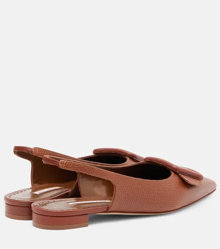 Ballerines slingback Maylura en cuir embossé - Manolo Blahnik - Modalova