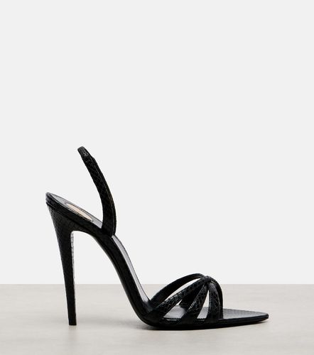Sandales slingback Kate en cuir - Saint Laurent - Modalova