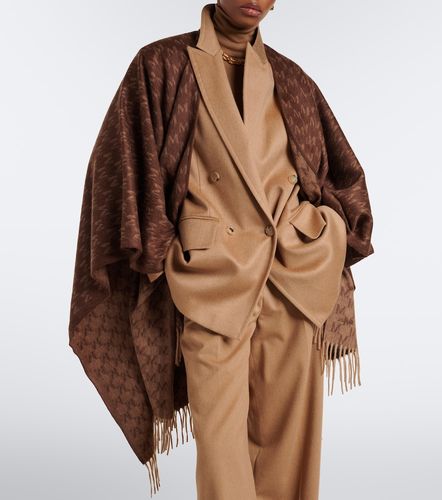 Étole en poil de chameau à franges - Max Mara - Modalova