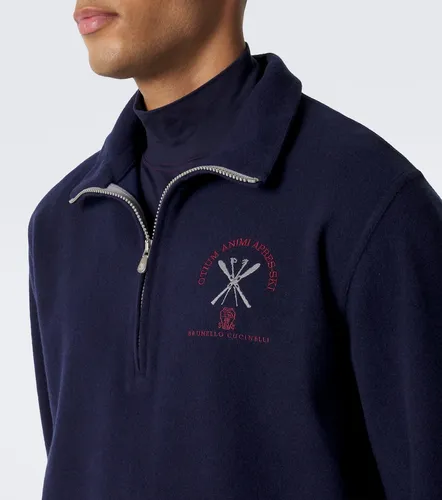 Sweat-shirt en cachemire et coton mélangés - Brunello Cucinelli - Modalova