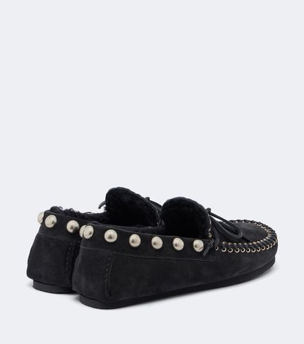 Mocassins Fitza en daim et shearling - Isabel Marant - Modalova