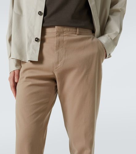 Pantalon slim en coton mélangé - Zegna - Modalova