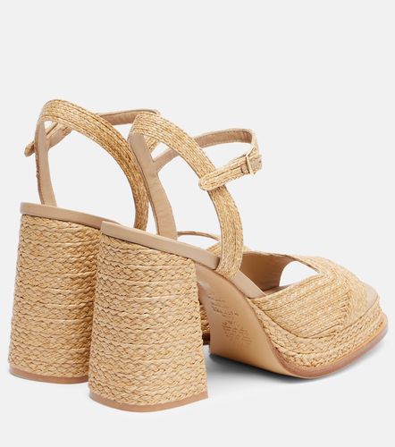 Sandales Gracia à plateau en raphia - Souliers Martinez - Modalova