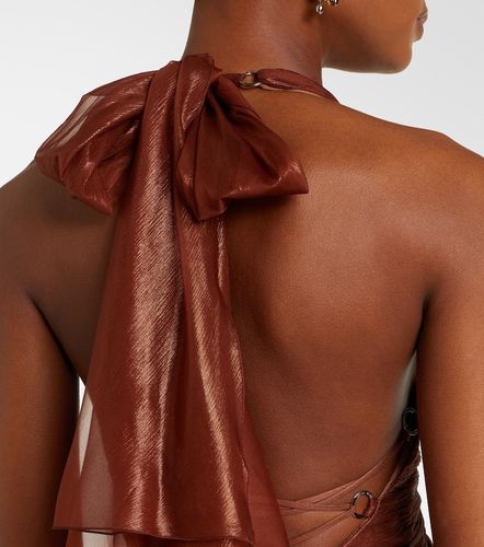 Robe Milagros en soie à dos nu - Maria Lucia Hohan - Modalova
