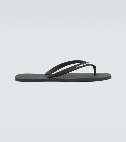 Christian Louboutin Tongs à logo - Christian Louboutin - Modalova