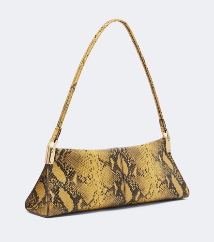 Sac porté épaule 64-83 Small en cuir façon serpent - Balmain - Modalova