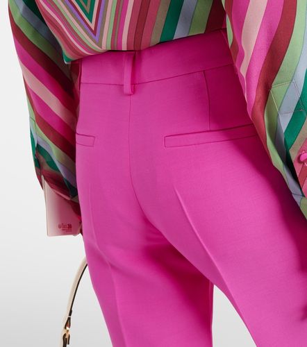 Pantalon évasé en Crepe Couture - Valentino Garavani - Modalova
