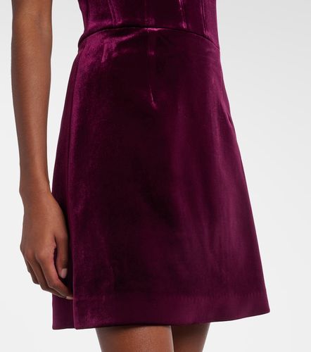 Robe en velours à fleurs - Rebecca Vallance - Modalova